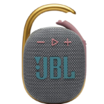 JBL Clip 4 Portable Bluetooth Speaker with Integrated Carabiner 10H Playtime –Gray - Image 2