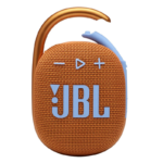 JBL Clip 4 Portable Bluetooth Speaker with Integrated Carabiner 10H Playtime –Orange